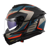 LS2 FF808 Stream II Road Matte Black/Blue Helmet