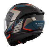 LS2 FF808 Stream II Road Matte Black/Blue Helmet