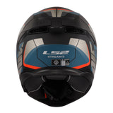 LS2 FF808 Stream II Road Matte Black/Blue Helmet