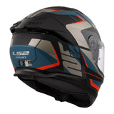 LS2 FF808 Stream II Road Matte Black/Blue Helmet