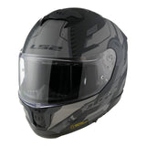 LS2 FF808 Stream II Shadow Matte Titanium/Grey Helmet