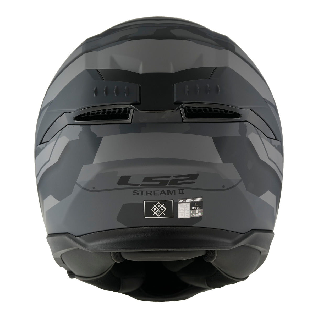 LS2 FF808 Stream II Shadow Matte Titanium/Grey Helmet