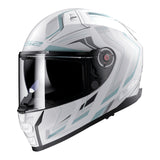 LS2 FF811 Vector II Alizer Matte White/Silver Helmet