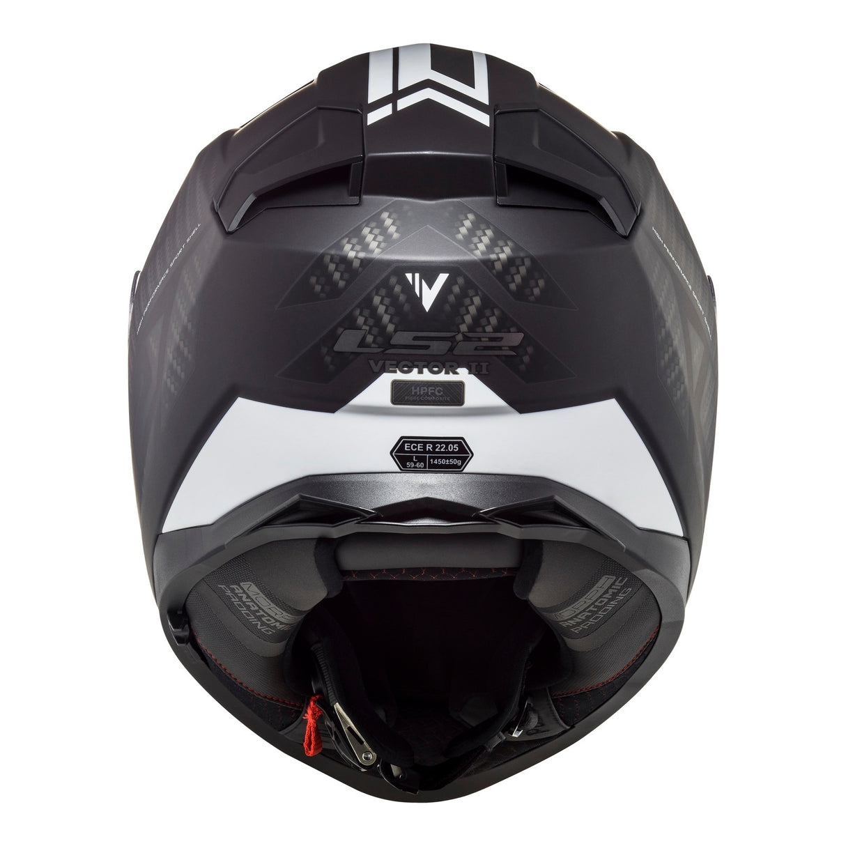 LS2 FF811 Vector II Splitter Matte Black/White Helmet