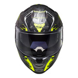 LS2 FF811 Vector II Techbot Matte Titanium/Hi-Vis Yellow Helmet