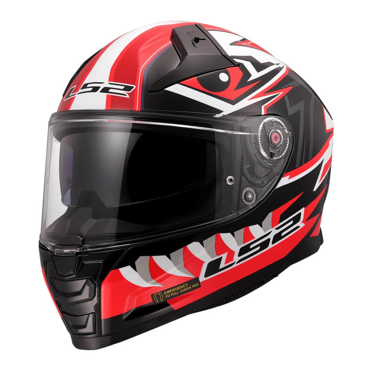 LS2 FF811 Vector II Buntri Black/Red Helmet