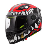 LS2 FF812 KID Punk Grey/Red Youth Helmet