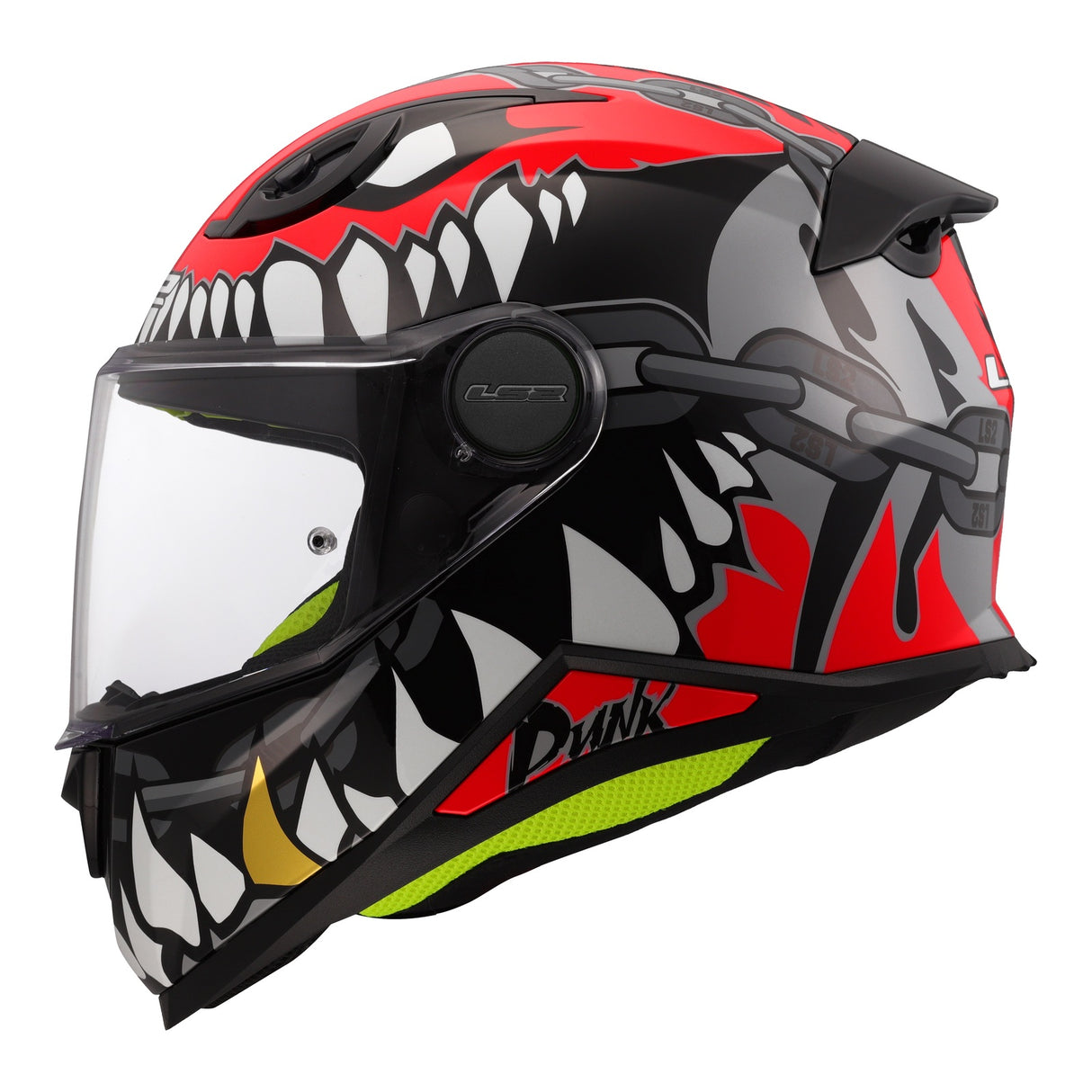 LS2 FF812 KID Punk Grey/Red Youth Helmet