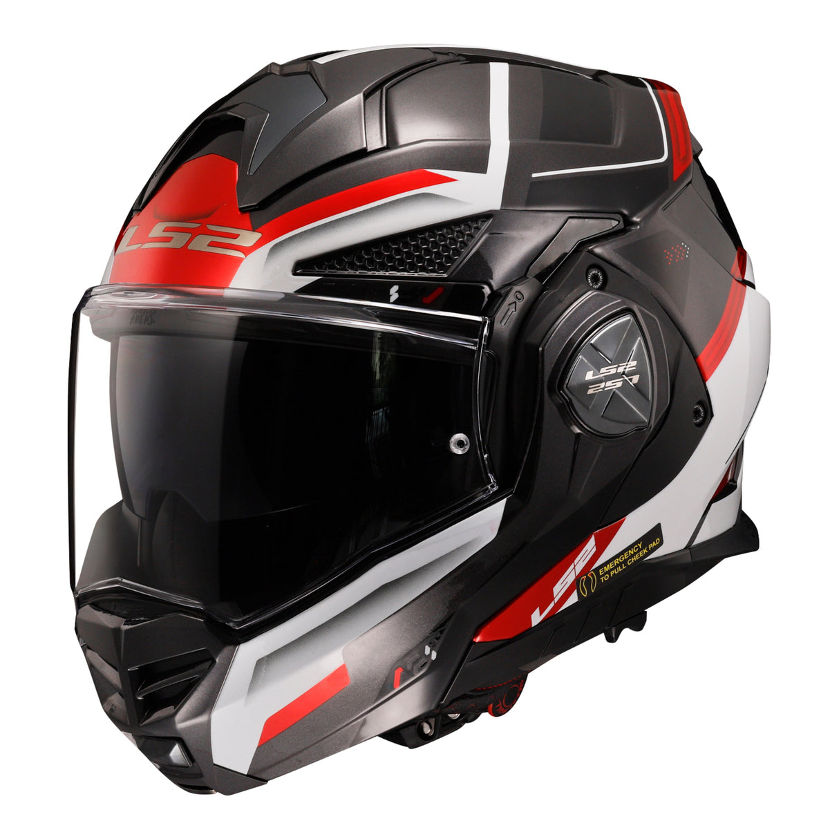 LS2 FF901 Advant X Spectrum Black/White/Red Helmet