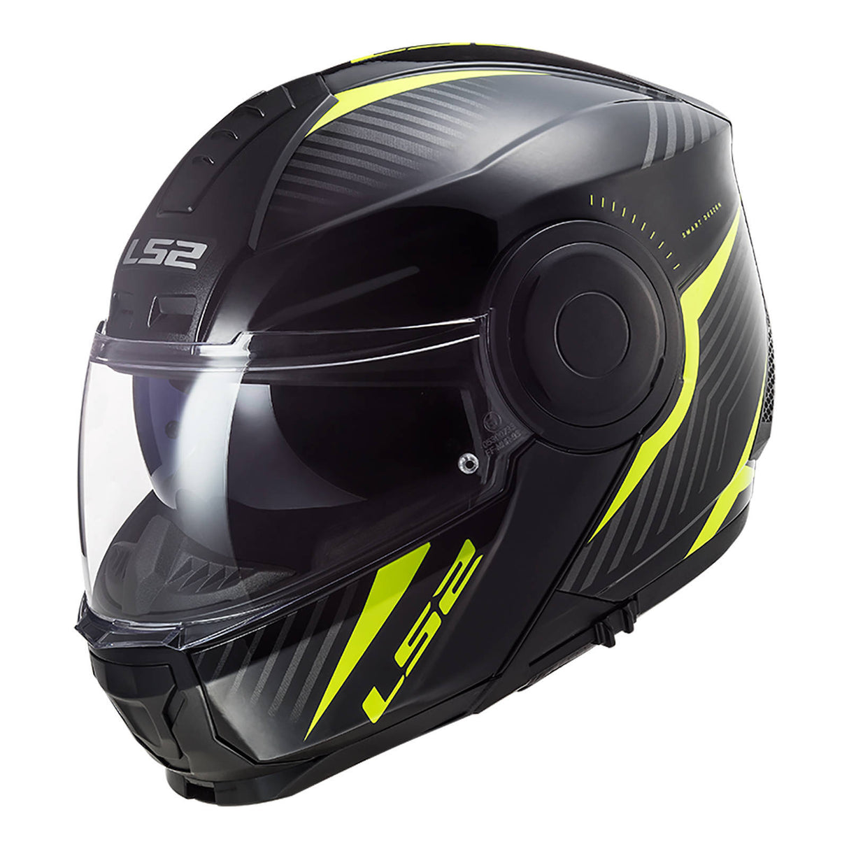 LS2 FF902 Scope Skid Black/Hi-Vis Yellow Helmet