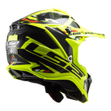 LS2 MX700 Subverter Evo Stomp Hi-Vis Yellow/Black Helmet