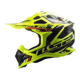 LS2 MX700 Subverter Evo Stomp Hi-Vis Yellow/Black Helmet