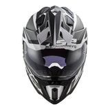 LS2 MX701 Explorer HPFC Alter Matte Black/White Helmet