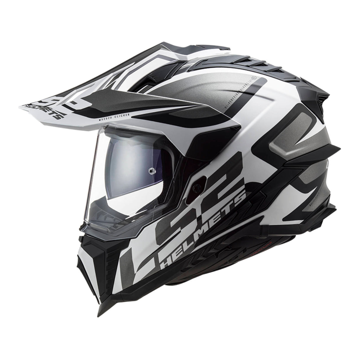 LS2 MX701 Explorer HPFC Alter Matte Black/White Helmet