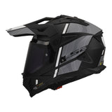 LS2 MX702 Pioneer II Hill Matte Black/White Helmet