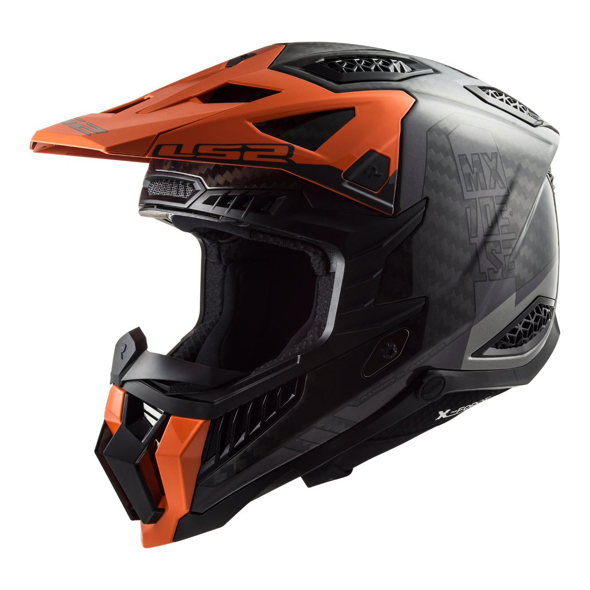 LS2 MX703 C X Force Victory Titanium/Orange Helmet