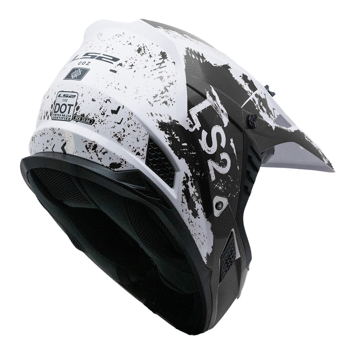 LS2 MX706 COZ Hyde Black/White Helmet