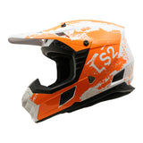 LS2 MX706 COZ Hyde Orange/White Helmet