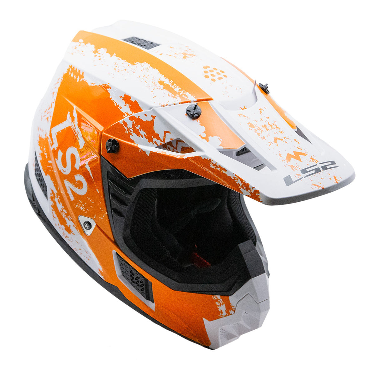 LS2 MX706 COZ Hyde Orange/White Helmet