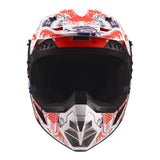 LS2 MX706J COZ Fantasy Matte White/Red/Blue Youth Helmet