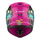 LS2 MX706J COZ Gorilla Gloss Purple Youth Helmet