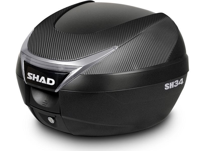 Shad SH34 Top Case Black/Carbon 34L