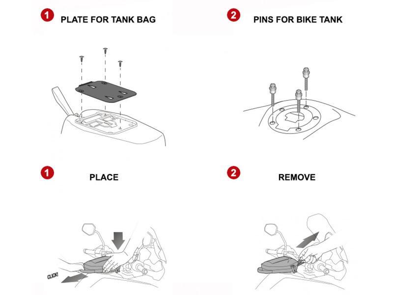 Shad X011PS Pin System for Tank Bag Mount