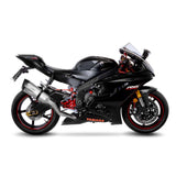 LeoVince LVFS14226S Factory S Stainless Steel Full Exhaust System w/Carbon End Cap for Yamaha YZF-R6 06-21