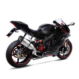LeoVince LVFS14226S Factory S Stainless Steel Full Exhaust System w/Carbon End Cap for Yamaha YZF-R6 06-21