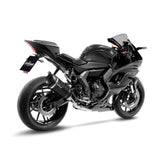 LeoVince LVFS14405SB Factory S Stainless Black Full Exhaust System w/Carbon End Cap for Yamaha YZF-R7 21-22