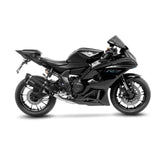 LeoVince LVFS14405SB Factory S Stainless Black Full Exhaust System w/Carbon End Cap for Yamaha YZF-R7 21-22