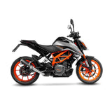 LeoVince LVSO3399E GP Corsa Evo Carbon Fiber Slip-On Muffler w/High Performance Technopolymer End Cap for KTM Duke 125/Duke 390 21-22