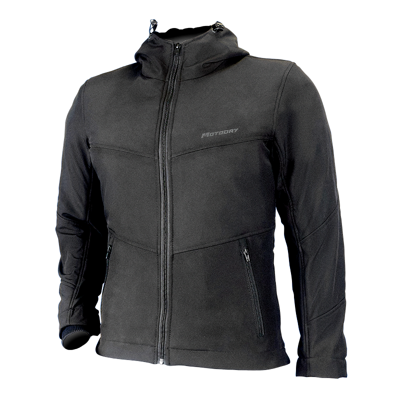 MotoDry Hoodie Black Textile Womens Hoodie Jacket