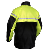 MotoDry Lightning Black/Fluro Yellow Rain Jacket