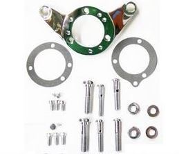 DNA Specialty M-BB-2004 Air Cleaner Support Mount Bracket Chrome 2008-UP FL & BREAKOUT WITH FUEL INJECTED CARB Fits Harley Davidson