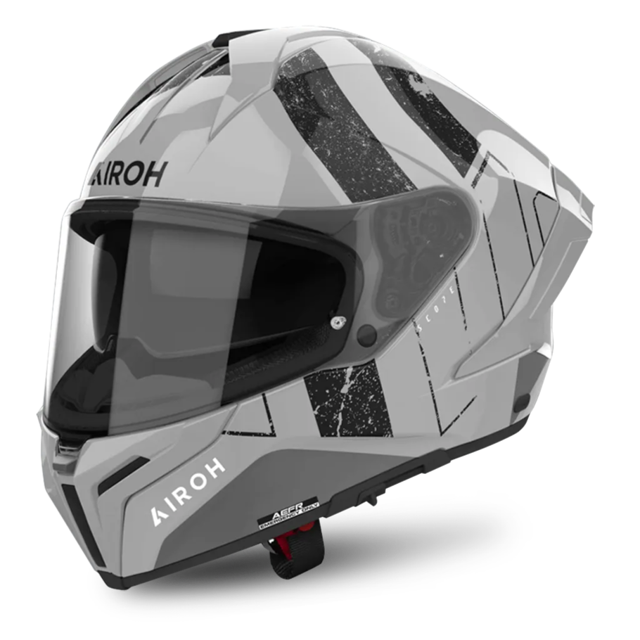 Airoh Matryx Scope Gloss Light Grey Helmet