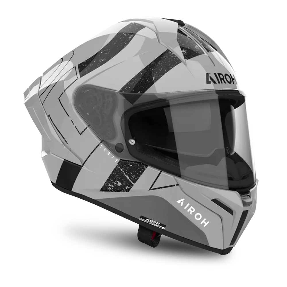 Airoh Matryx Scope Gloss Light Grey Helmet