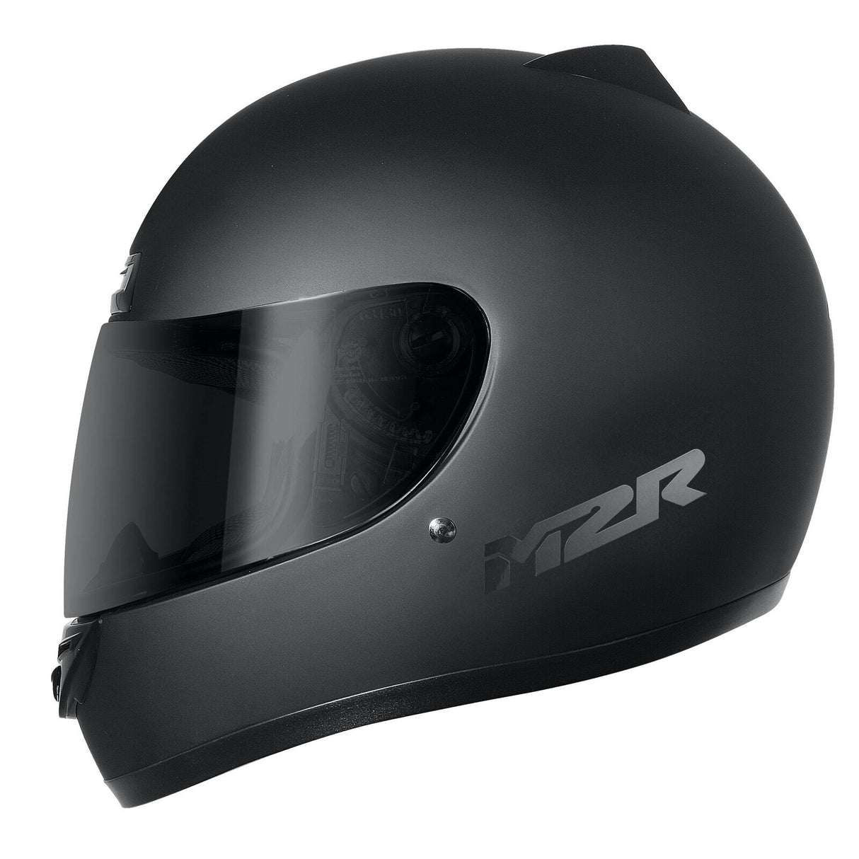 M2R M1 Solid Matte Black Helmet