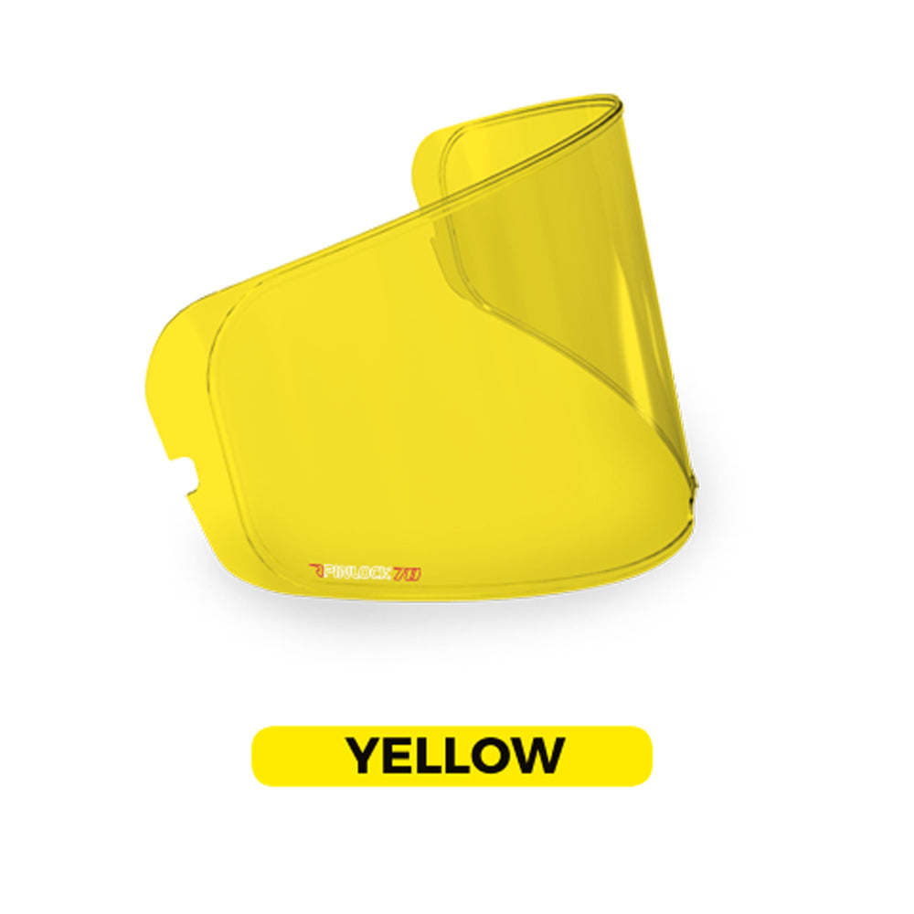 Shoei Pinlock Evo Yellow Lens for various Shoei Helmets