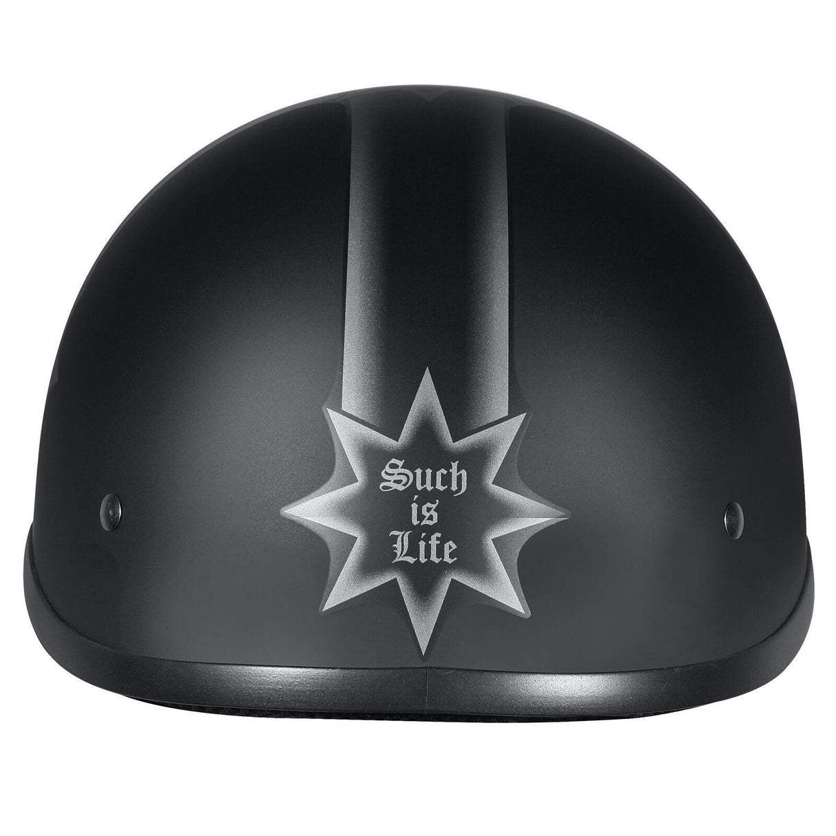 M2R Rebel Shorty Last Stand PC-5F Matte Black Helmet - EasyR