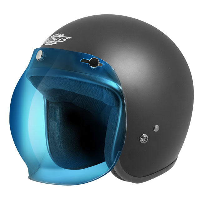 M2R B2 Blue Bubble Visor for 225 Helmets