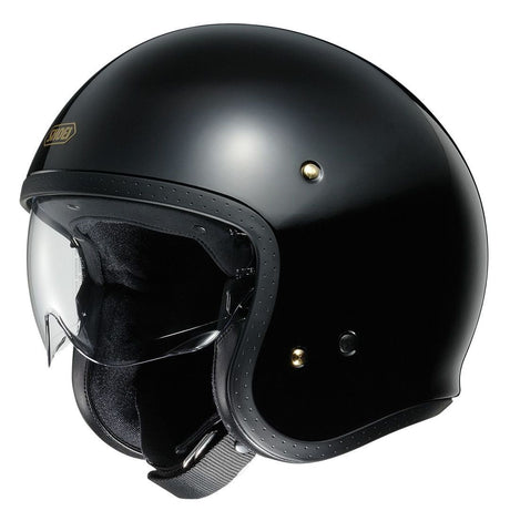 Shoei J.O Gloss Black Helmet - EasyR