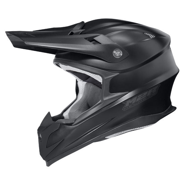 M2R X4.5 Solid Semi-Flat Black Helmet - EasyR