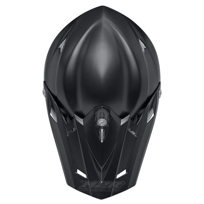 M2R X4.5 Solid Semi-Flat Black Helmet - EasyR