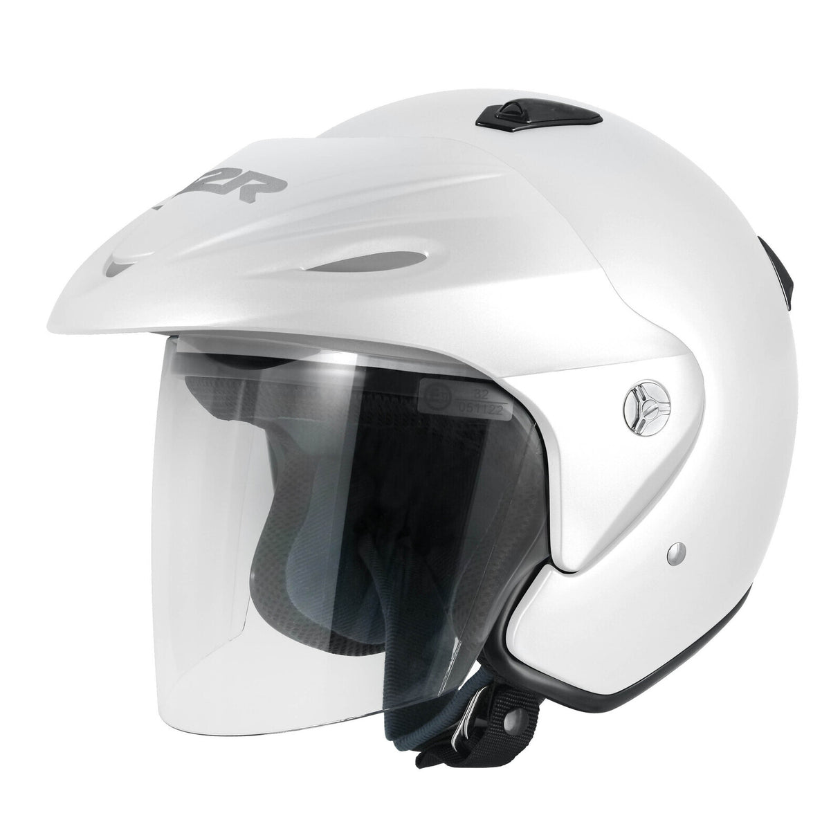 M2R 290 Gloss White Helmet