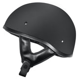 DriRider Street Shorty Flat Black Helmet w/No Peak