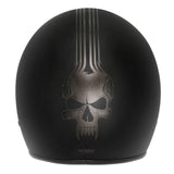 DriRider Base Bones Matte Black Helmet w/No Studs