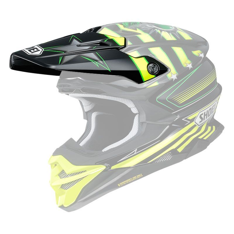 Shoei Replacement Peak for VFX-WR Helmet Grant 3 TC-3