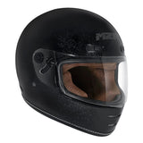 M2R Bolster Metallic Black Helmet