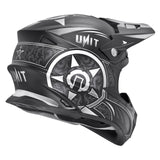 M2R EXO Unit Victorian PC-5F Semi-Flat Black/Silver Helmet